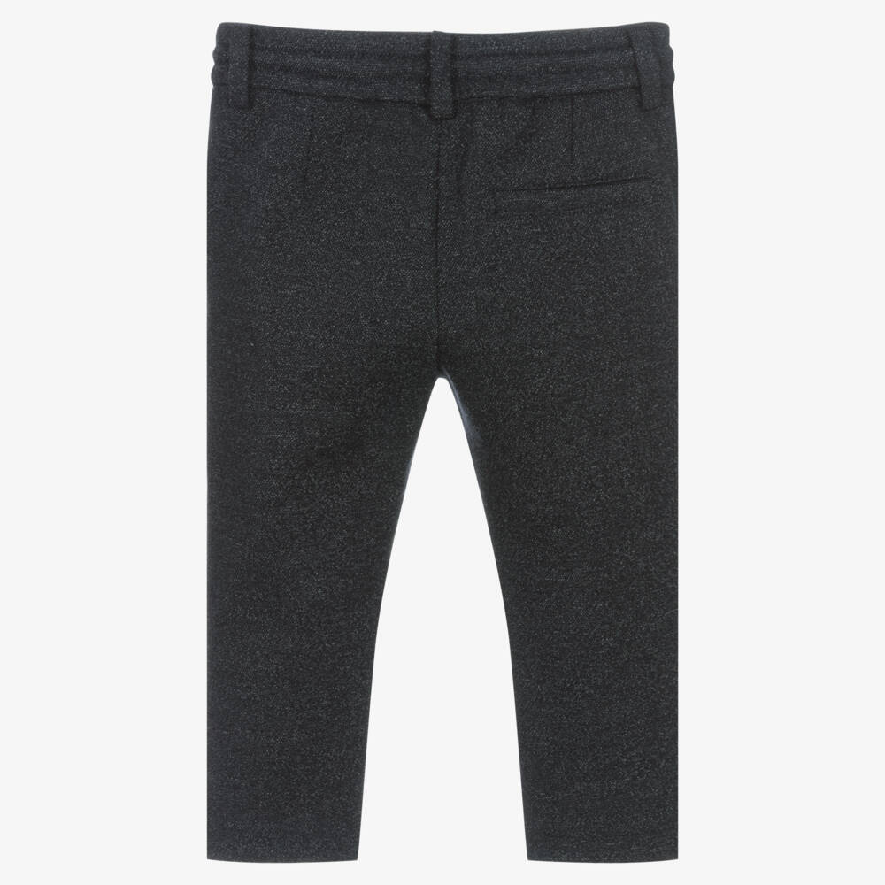 Mayoral-Junior Boys Navy Jersey Trousers | Childrensalon Outlet