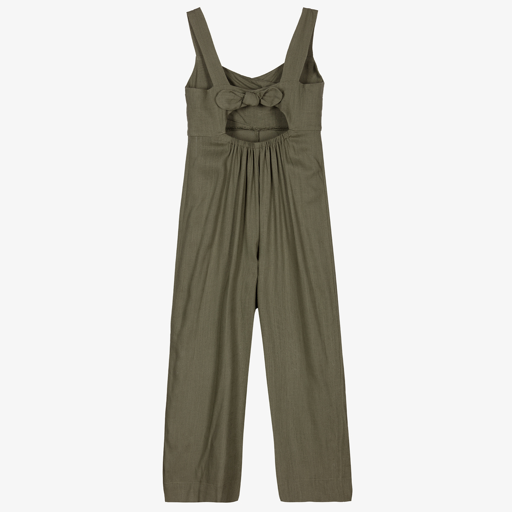 مايورال-جمبسوت فيسكوز لون أخضر كاكي للبنات | Childrensalon Outlet