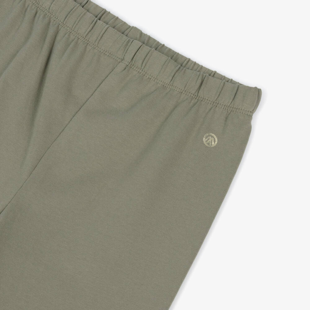 Mayoral-Khaki Jade Soft Jersey Leggings | Childrensalon Outlet