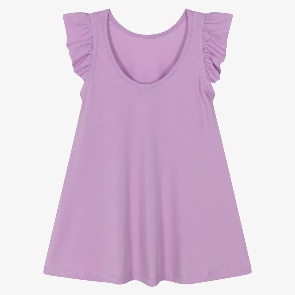 Mayoral-Lilac Graphic Dress | Childrensalon Outlet