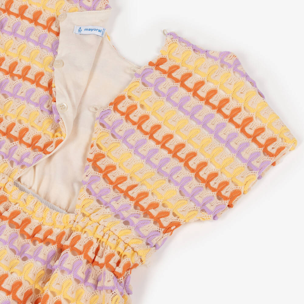Mayoral-Lilac Pattern Dress | Childrensalon Outlet