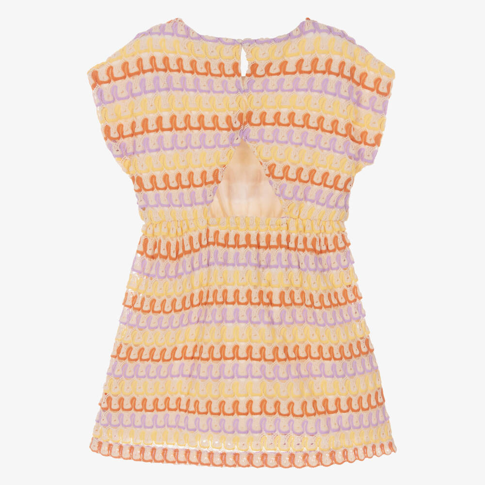 Mayoral-Lilac Pattern Dress | Childrensalon Outlet
