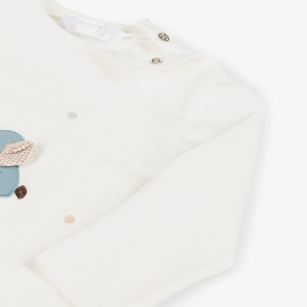 Mayoral Newborn-Little Boys Cozy Blue Tracksuit Ensemble | Childrensalon Outlet