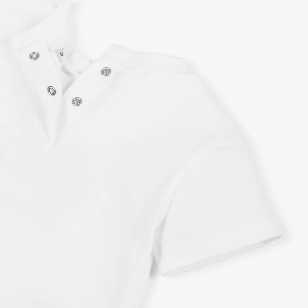 Mayoral-Little Boys Soft White Car Tee | Childrensalon Outlet