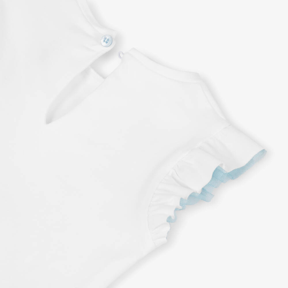 Mayoral-Little Ladies Sky Tulle Ensemble | Childrensalon Outlet