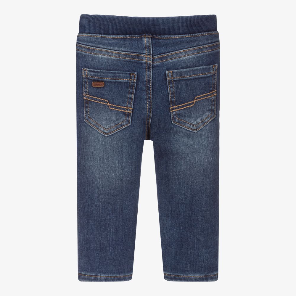 Mayoral-Mid-Blue Regular Fit Jeans | Childrensalon Outlet