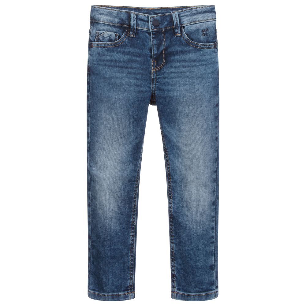 Mayoral - Mid-Blue Slim Fit Jeans | Childrensalon