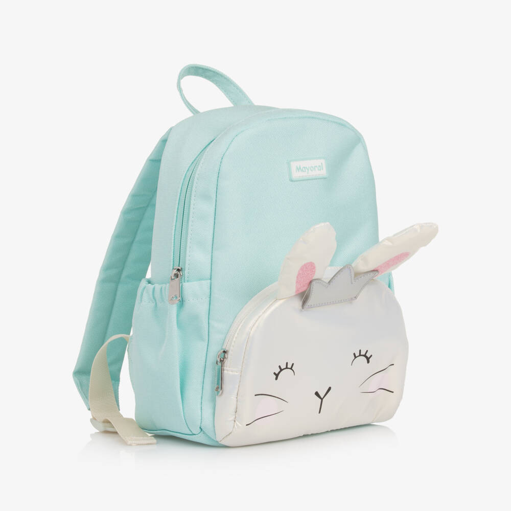 Mayoral Newborn-Mint Bunny Backpack | Childrensalon Outlet