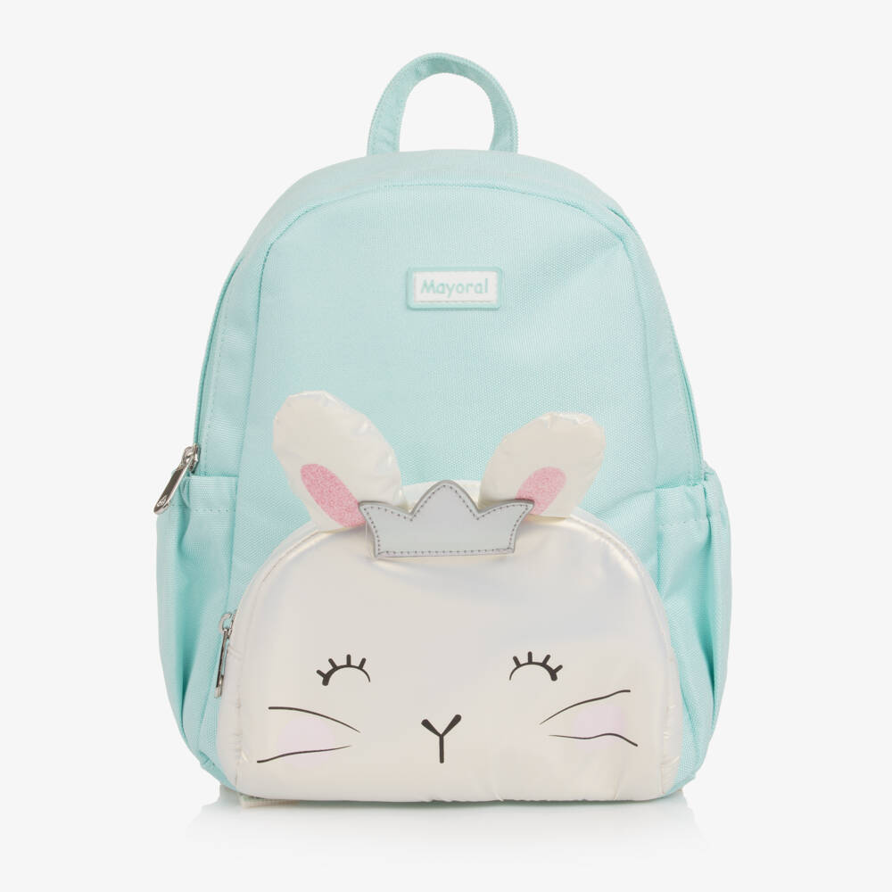 Mayoral Newborn-Mint Bunny Backpack | Childrensalon Outlet