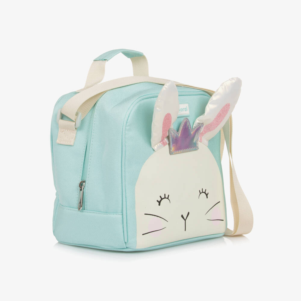 Mayoral Newborn-Mint Bunny Lunch Bag | Childrensalon Outlet