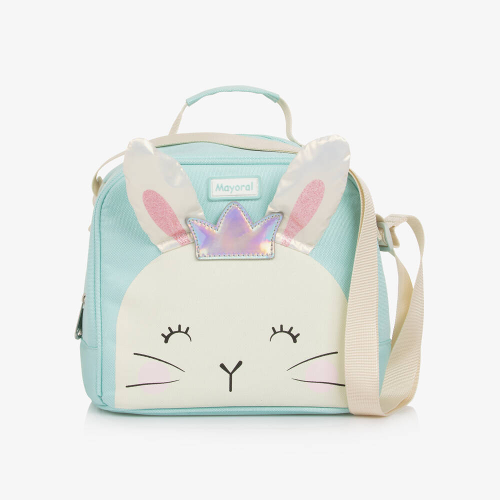 Mayoral Newborn-Mint Bunny Lunch Bag | Childrensalon Outlet