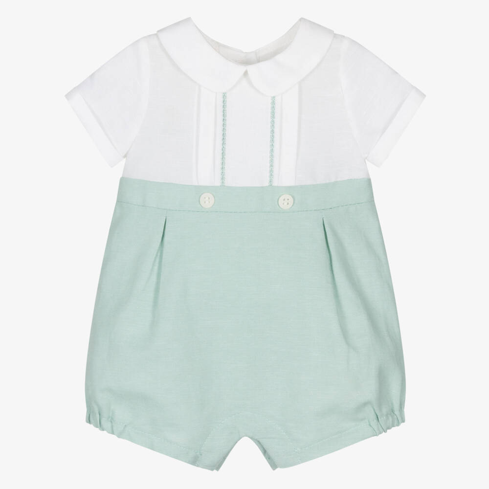 Mayoral Newborn-Mint Shortie | Childrensalon Outlet