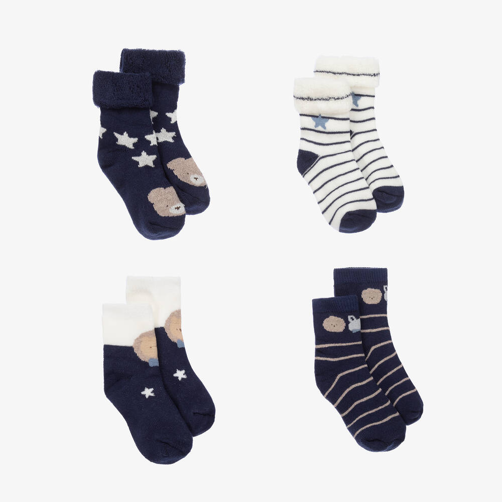 Mayoral Socks 3 pack - Navy Mayoral Socks 3 pack - Navy