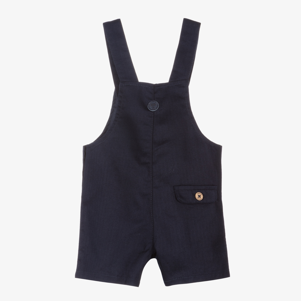 Mayoral-Синие шорты на бретелях | Childrensalon Outlet