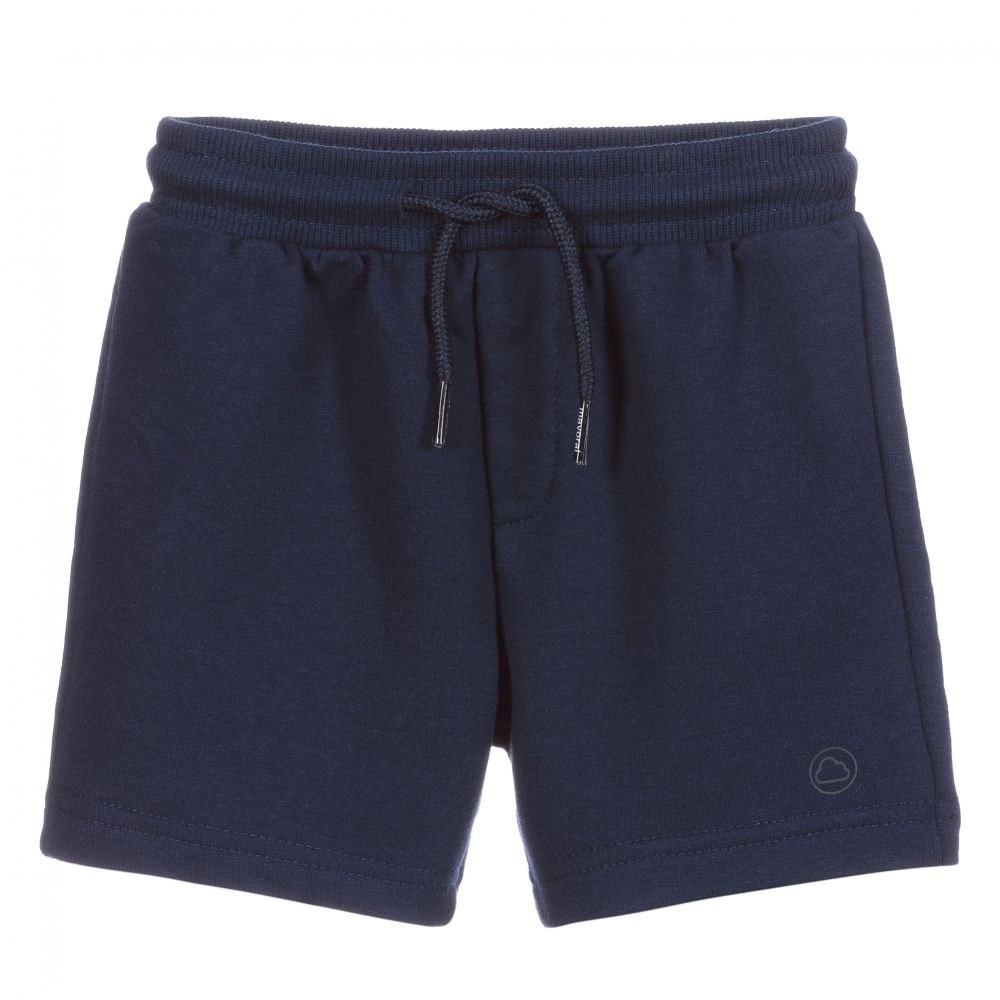 Mayoral - Navyblaue Shorts aus Baumwolljersey | Childrensalon