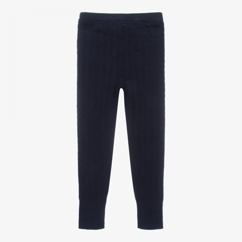 Mayoral-Синие трикотажные легинсы | Childrensalon Outlet