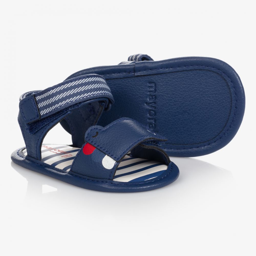 Navy blue baby boy sandals deals