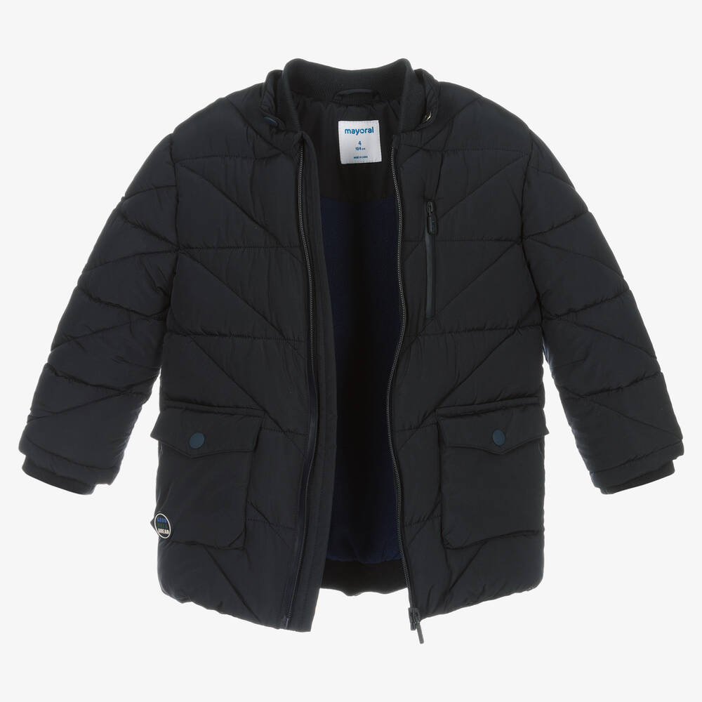 Mayoral navy padded coat new arrivals