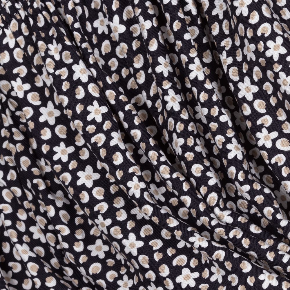 مايورال-فستان فيسكوز لون كحلي بطبعة ورود | Childrensalon Outlet