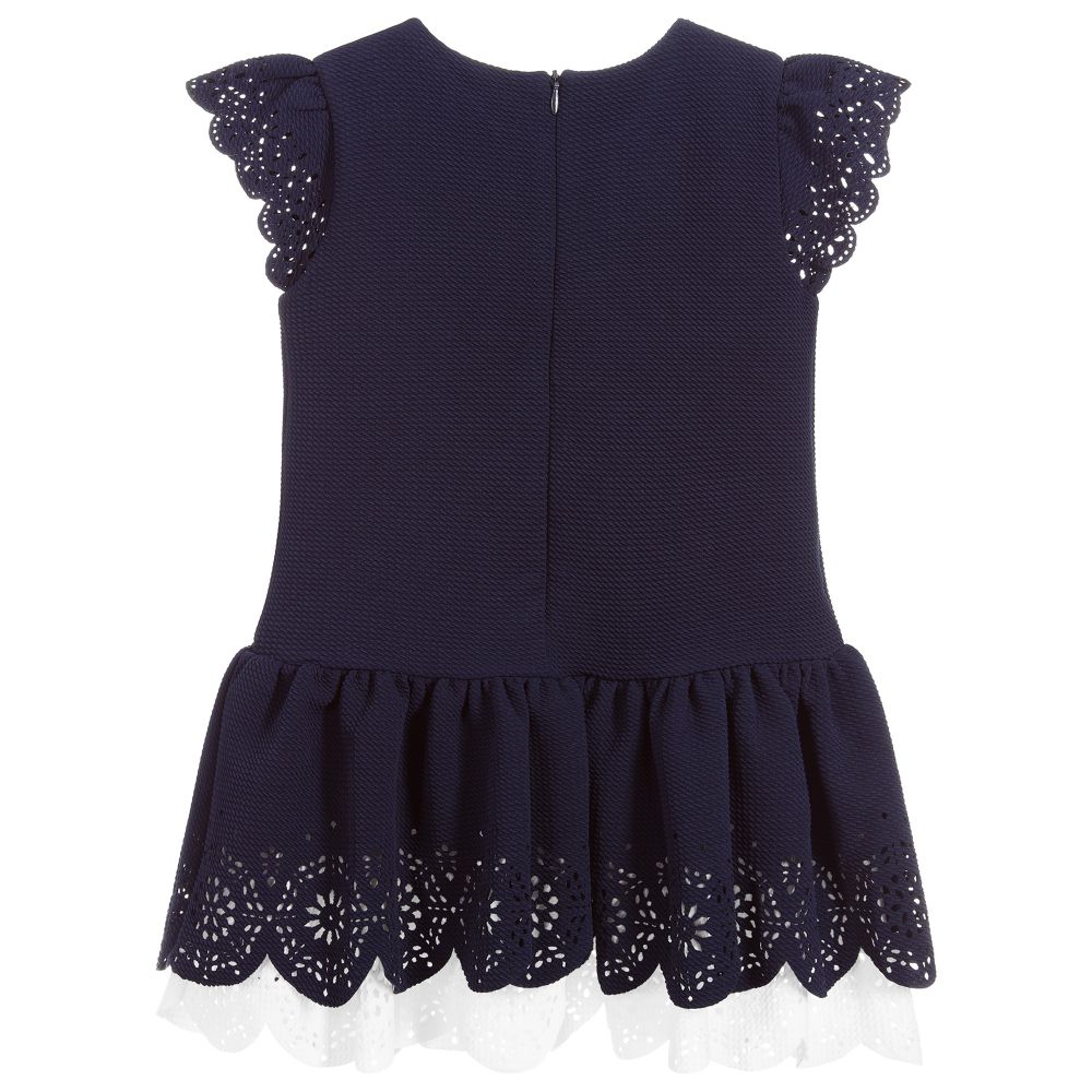 Mayoral navy dress discount