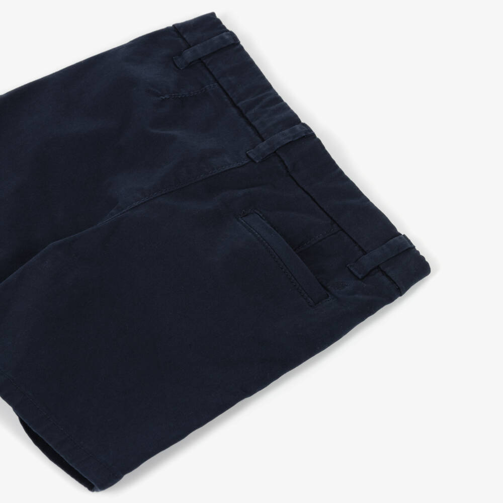 Mayoral-Navy Chino Shorts | Childrensalon Outlet