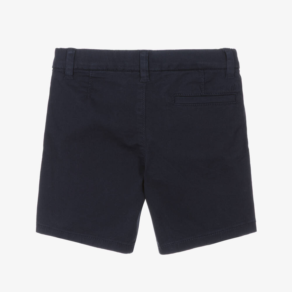 Mayoral-Navy Chino Shorts | Childrensalon Outlet
