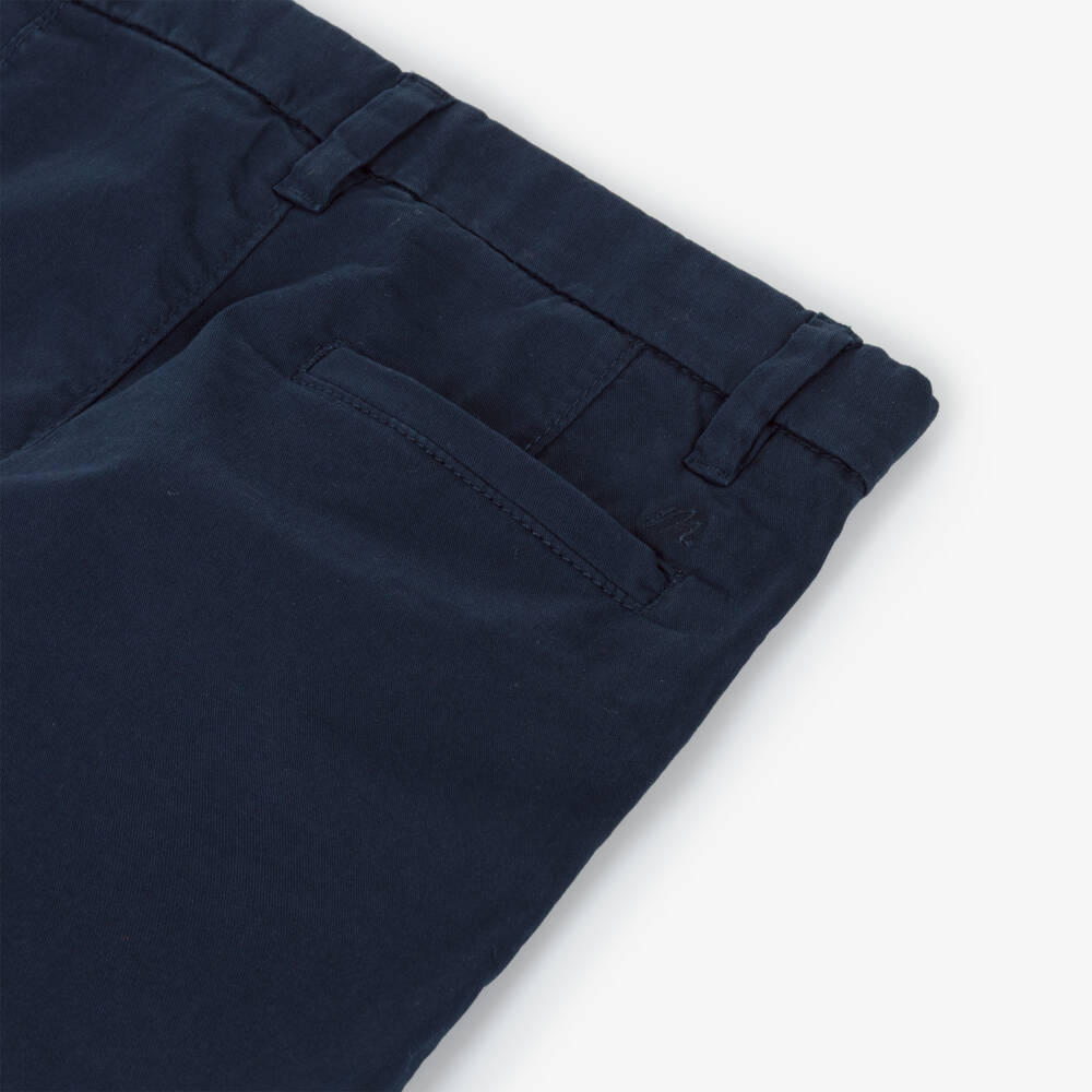 Mayoral-Navy Chino Shorts | Childrensalon Outlet