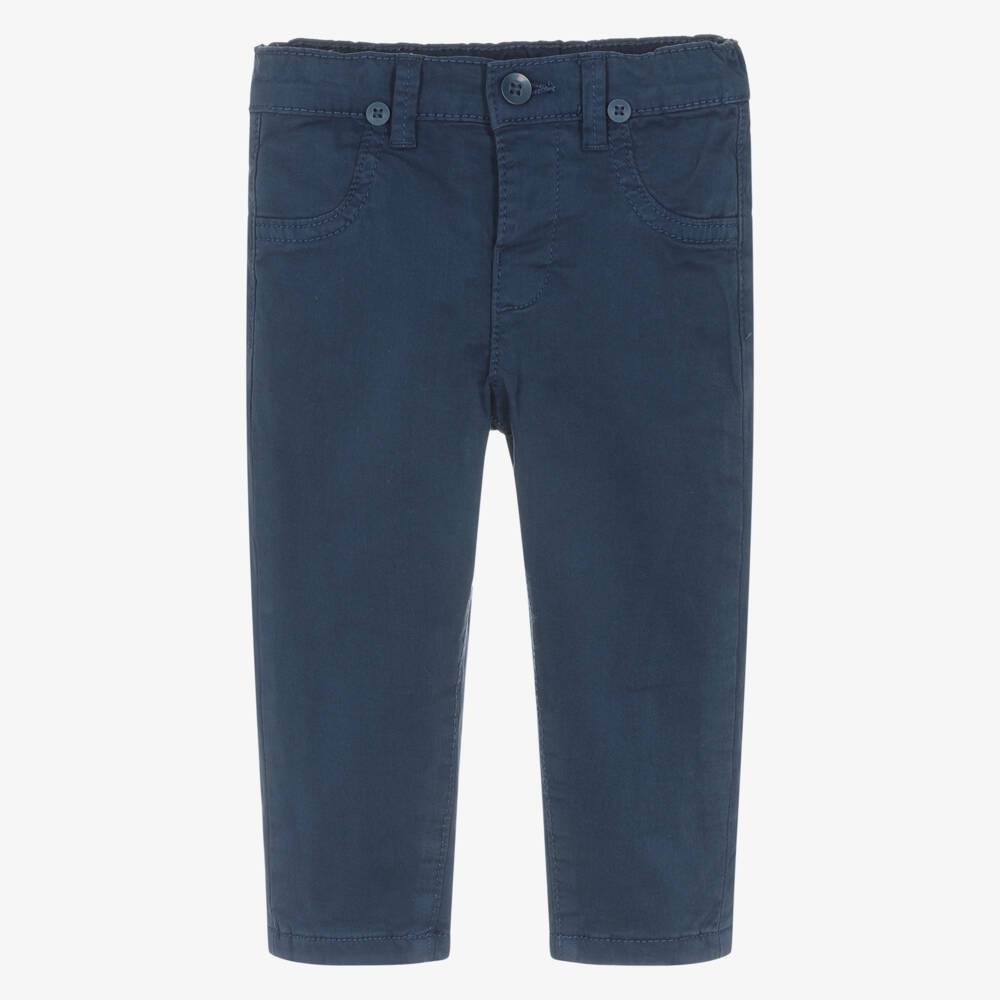 Mayoral Для новорожденных-Navy Chino Trousers | Childrensalon Outlet