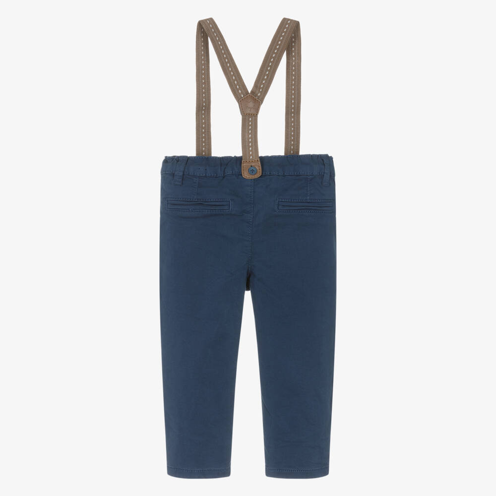 Mayoral Для новорожденных-Navy Chino Trousers | Childrensalon Outlet