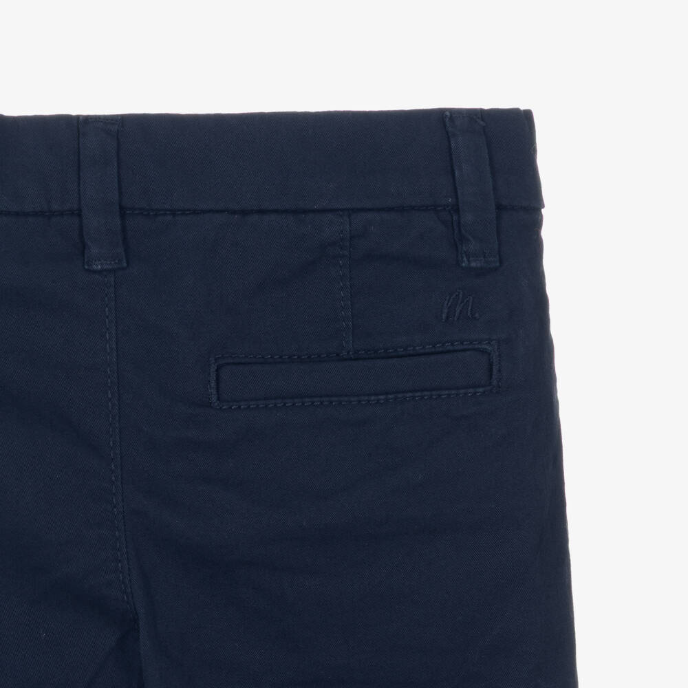 Mayoral-Navy Chino Trousers | Childrensalon Outlet