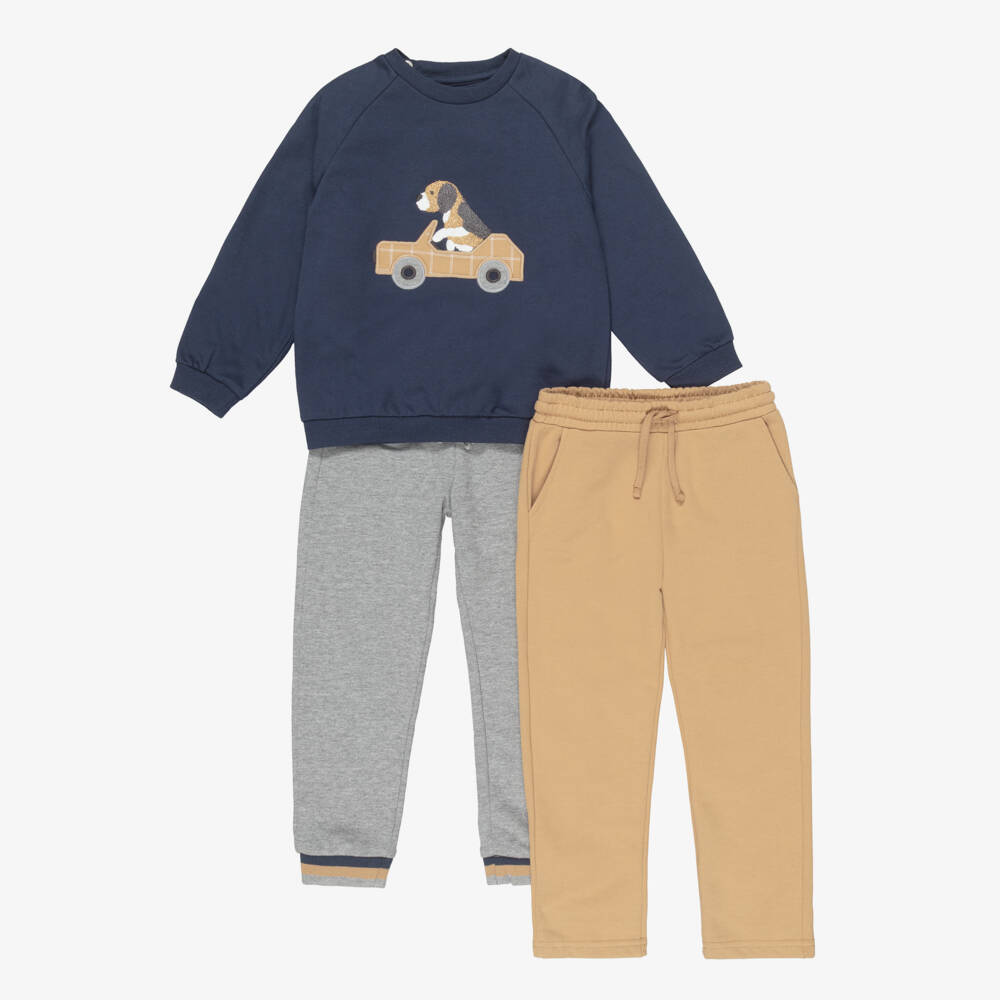 Mayoral-Navy Driving Dog Tracksuit | Childrensalon Outlet