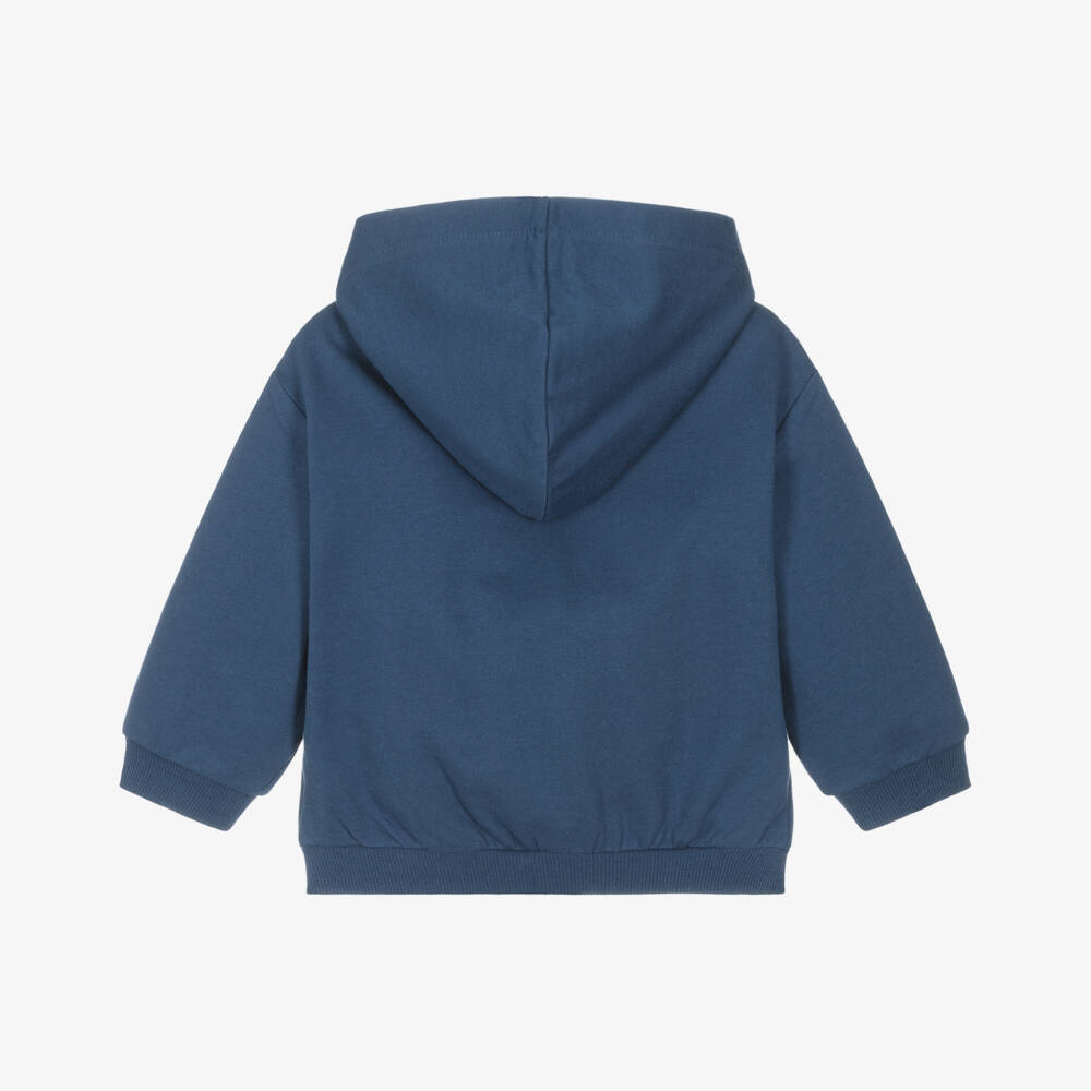 Mayoral-Navy Hippo Zip Up Top | Childrensalon Outlet