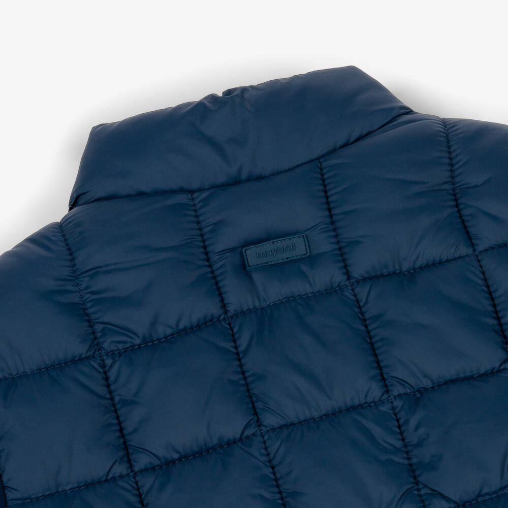 Mayoral-Navy Padded Jacket | Childrensalon Outlet