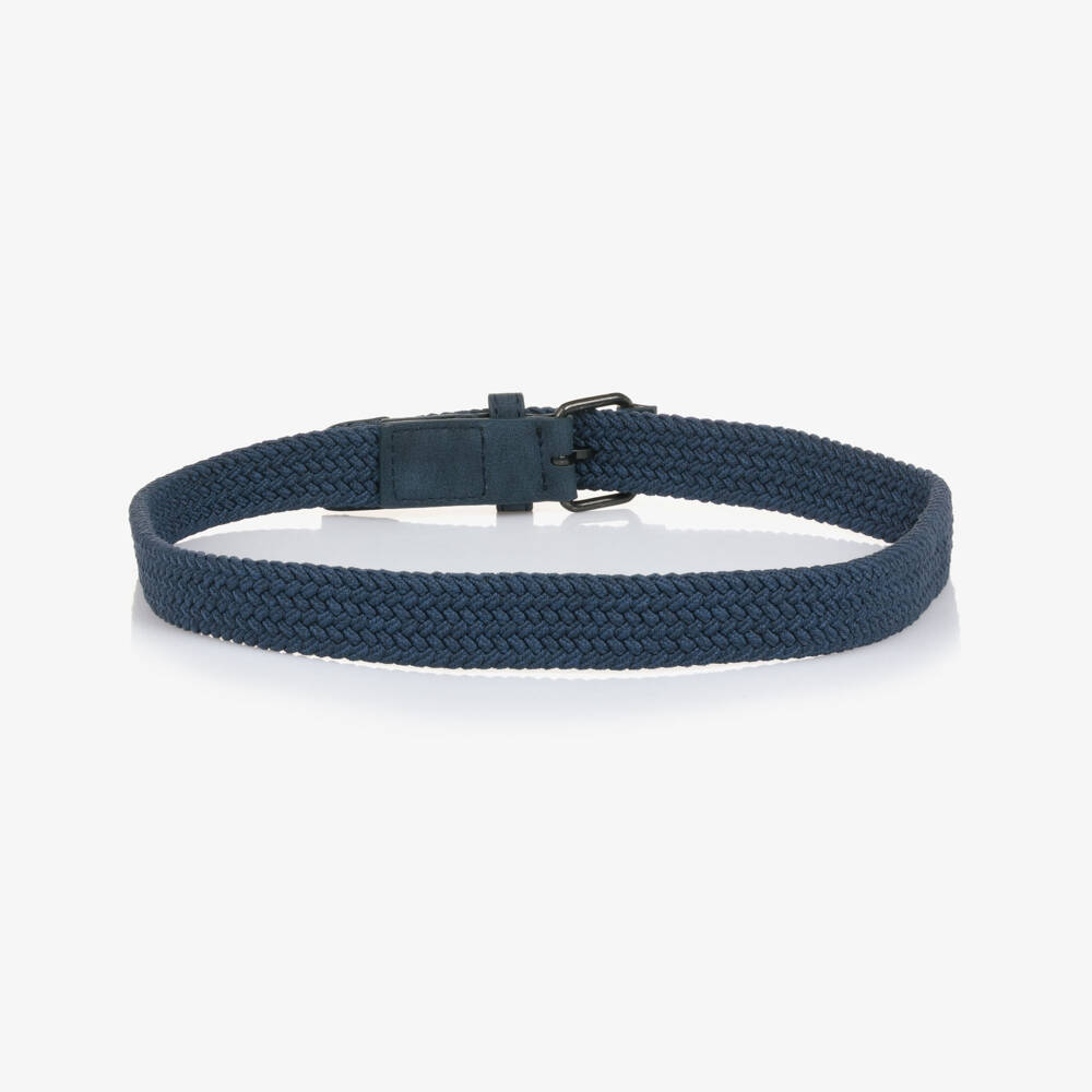 Mayoral-Navy Plaited Belt | Childrensalon Outlet