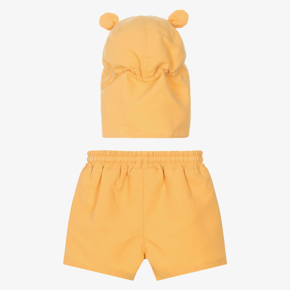 Mayoral-Orange Blue Hippo Swim Set | Childrensalon Outlet