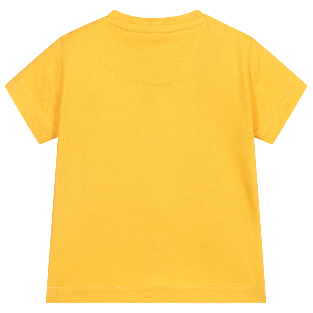 Mayoral-Желтая хлопковая футболка | Childrensalon Outlet