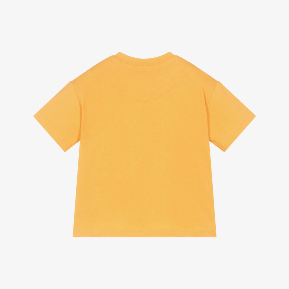 Mayoral-Orange Giraffe T-shirt | Childrensalon Outlet
