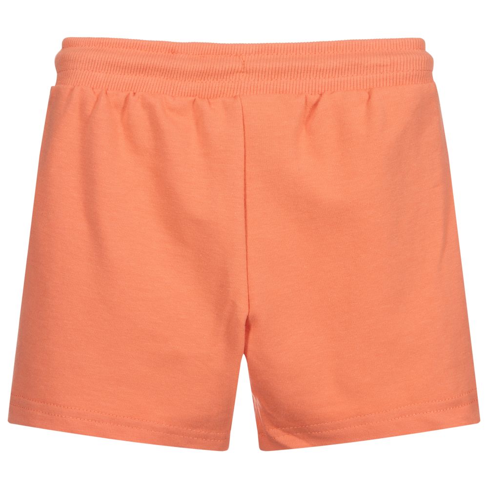 Mayoral-Оранжевые шорты из хлопкового джерси | Childrensalon Outlet