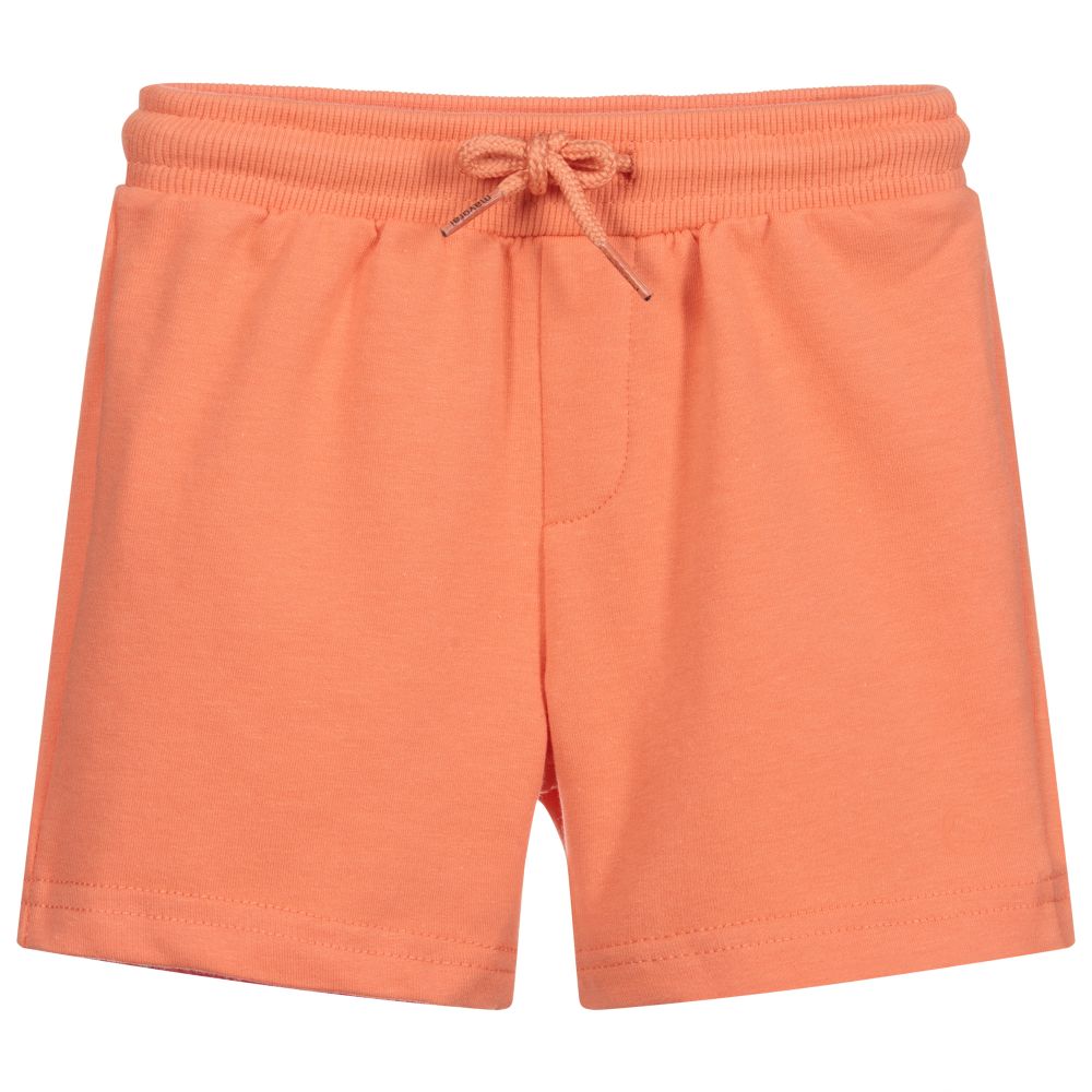 Mayoral - Orange Jersey Baby Shorts | Childrensalon