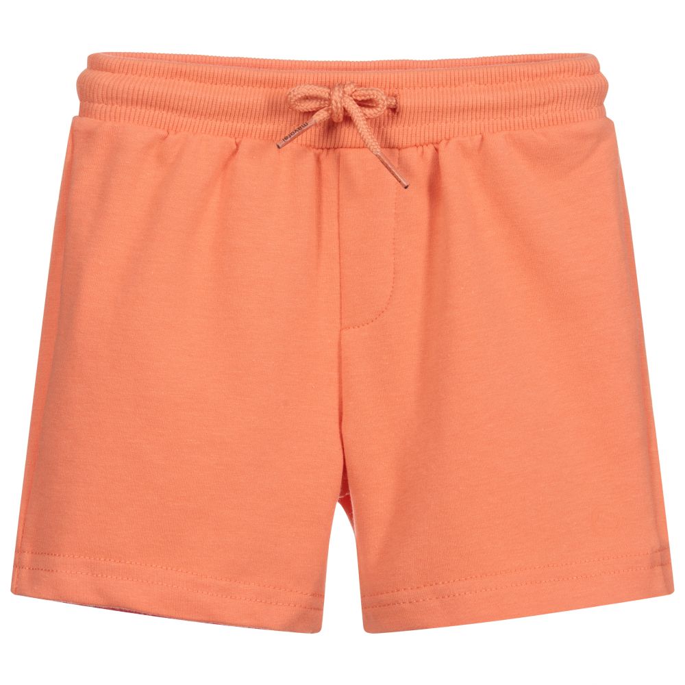 Mayoral - Short orange en jersey de coton | Childrensalon