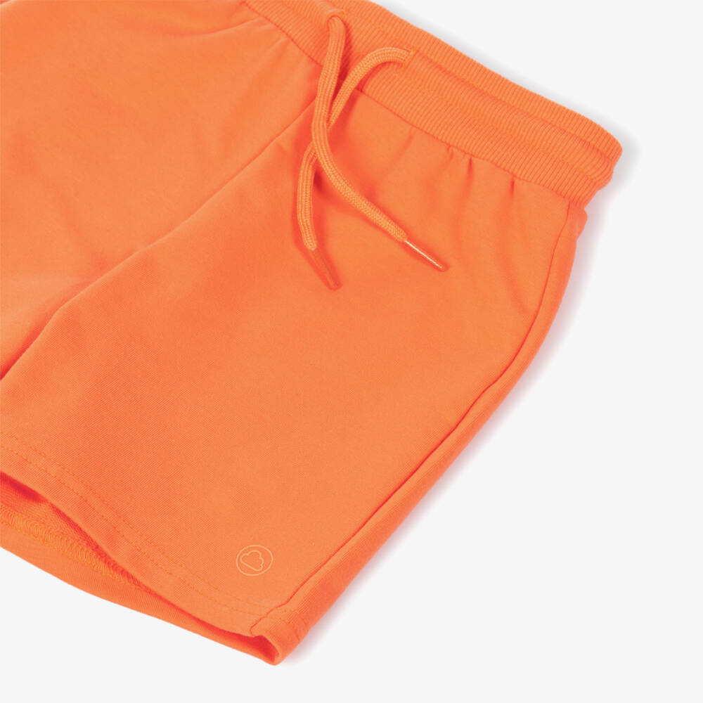 Mayoral-Orange Jersey Shorts | Childrensalon Outlet