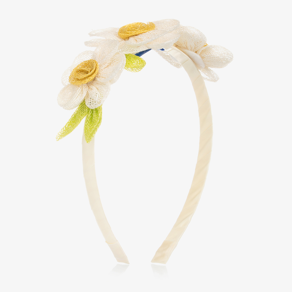 Mayoral - Pale Yellow Flower Hairband | Childrensalon