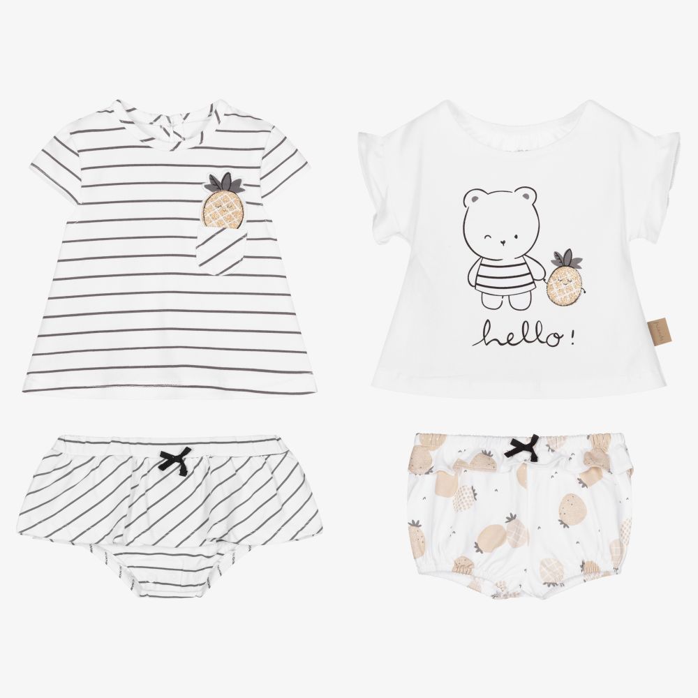 Mayoral Newborn - Ensemble short Ananas (x 2) | Childrensalon