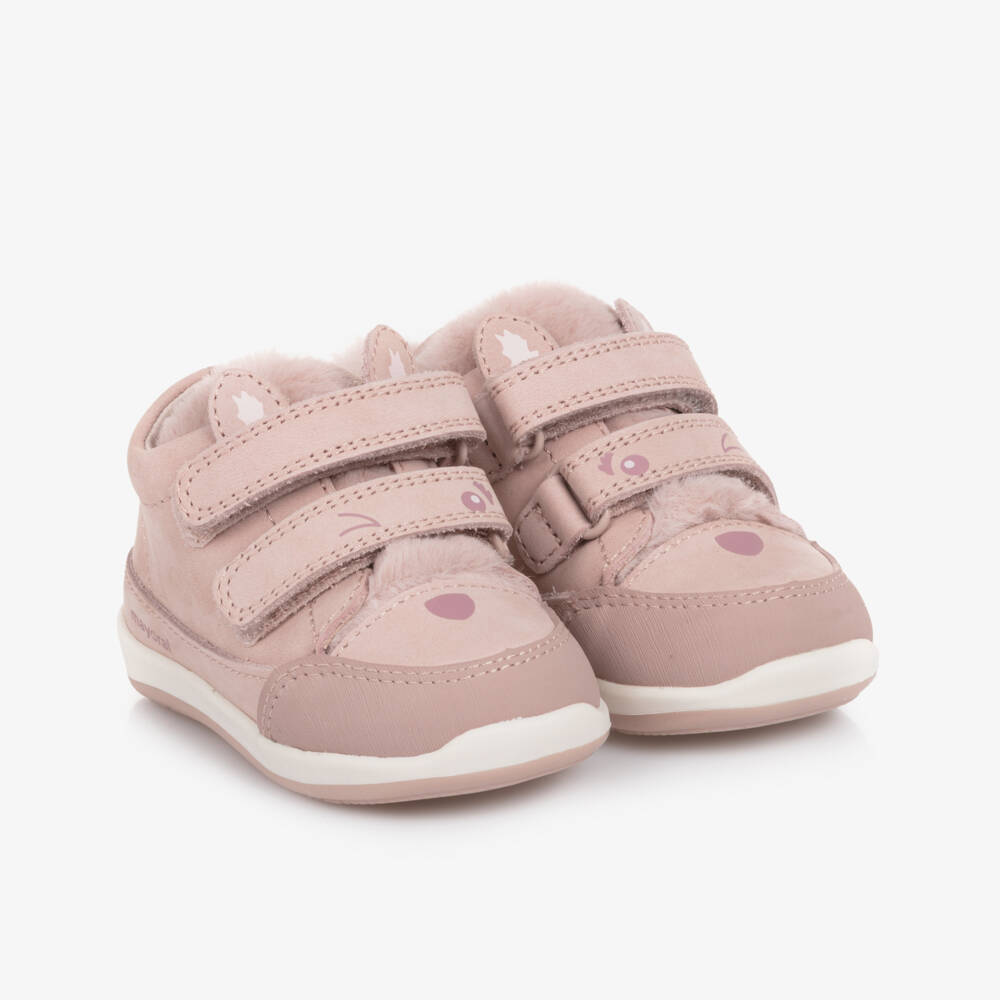 Mayoral-Pink Animal First Walkers | Childrensalon Outlet