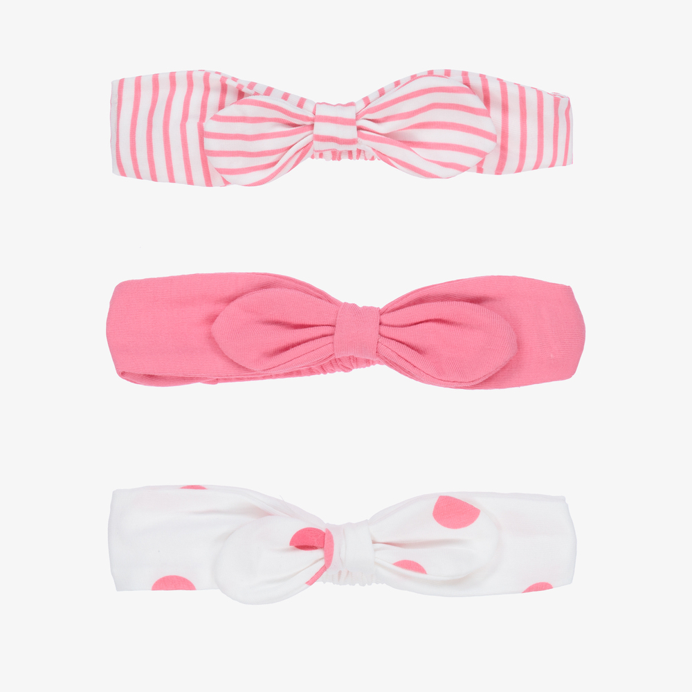 Mayoral Newborn - Pink Baby Headbands (3 Pack) | Childrensalon