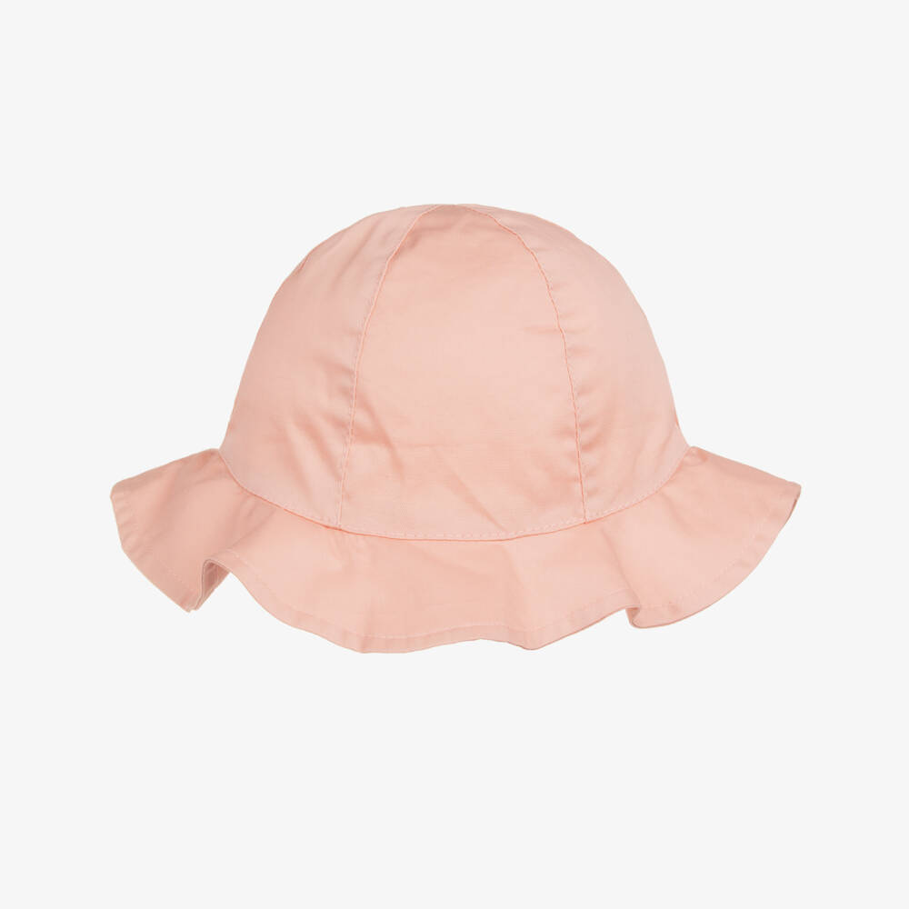 Mayoral-Pink Bow Sun Hat | Childrensalon Outlet