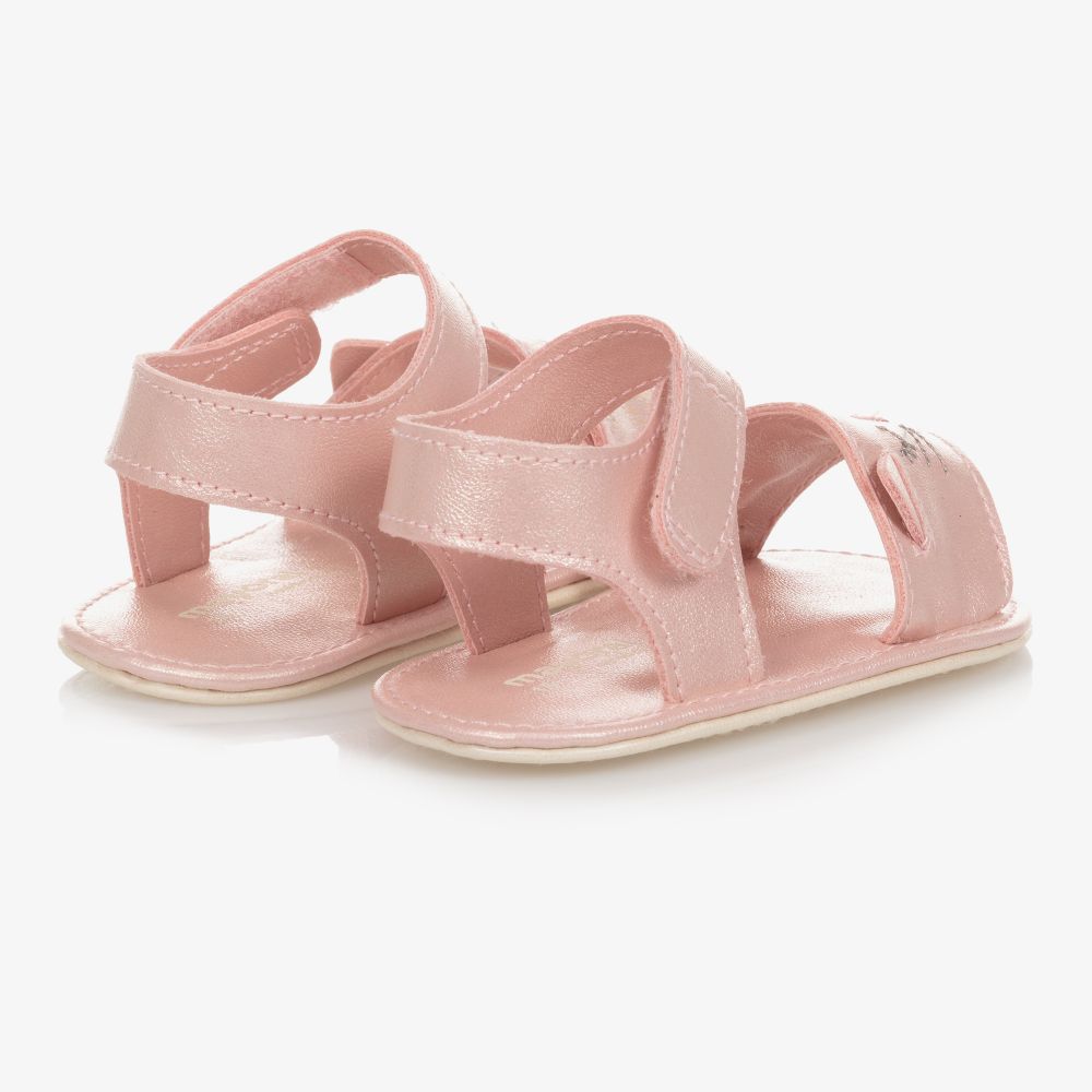 Mayoral Для новорожденных-Розовые сандалии в виде котиков для малышей | Childrensalon Outlet