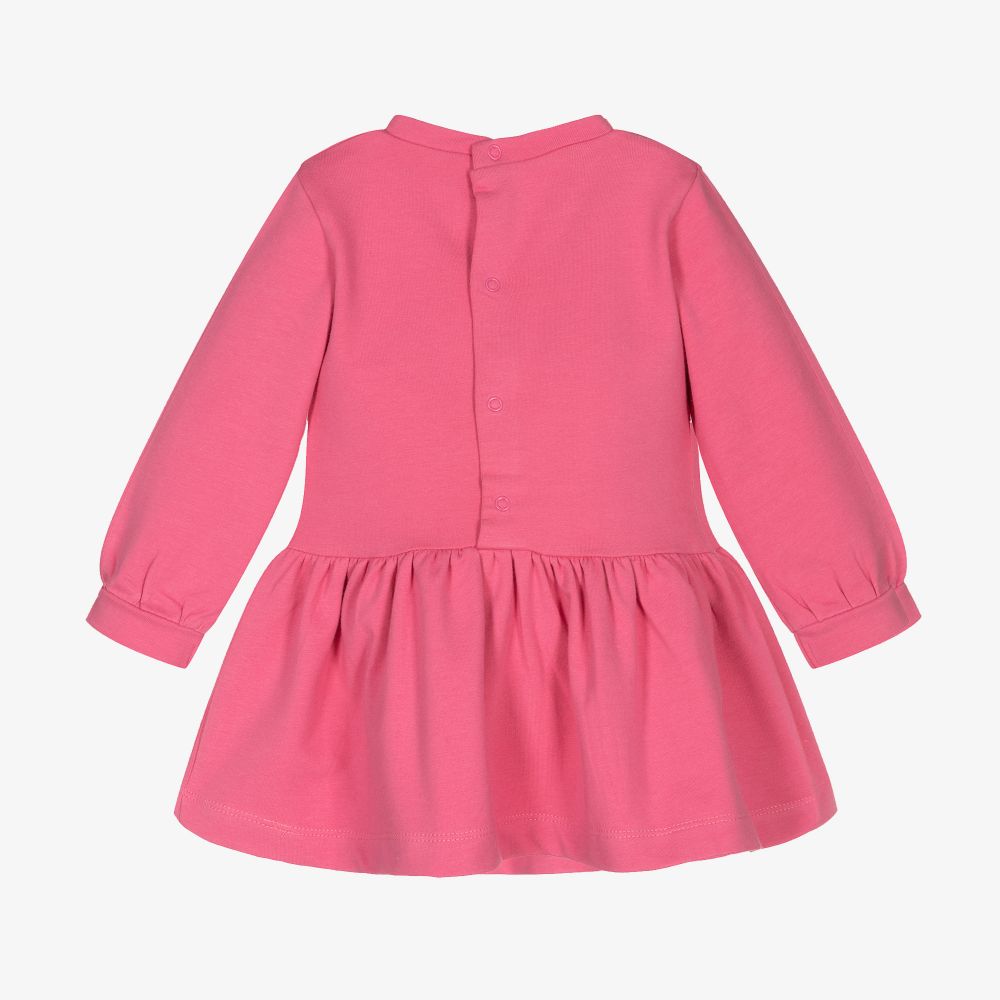 مايورال-فستان قطن جيرسي لون زهري | Childrensalon Outlet