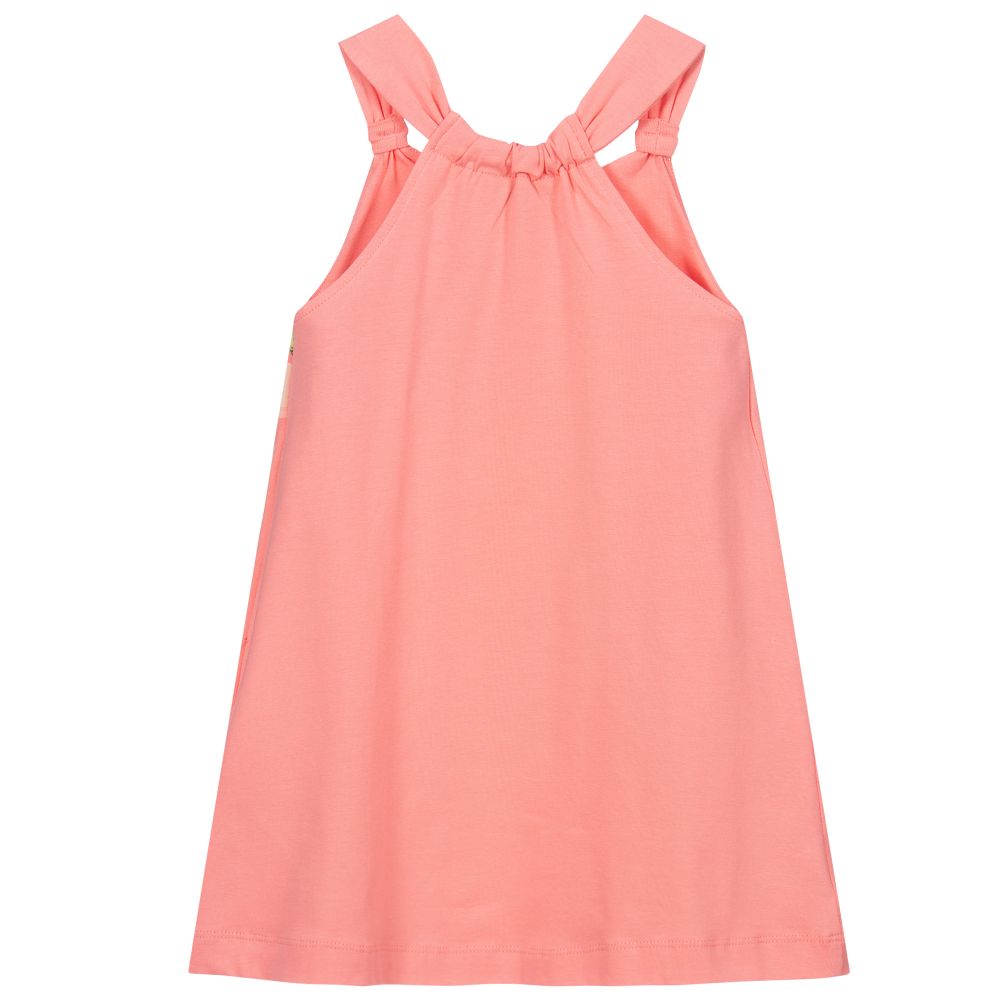 Mayoral-Розовое платье из хлопкового джерси | Childrensalon Outlet