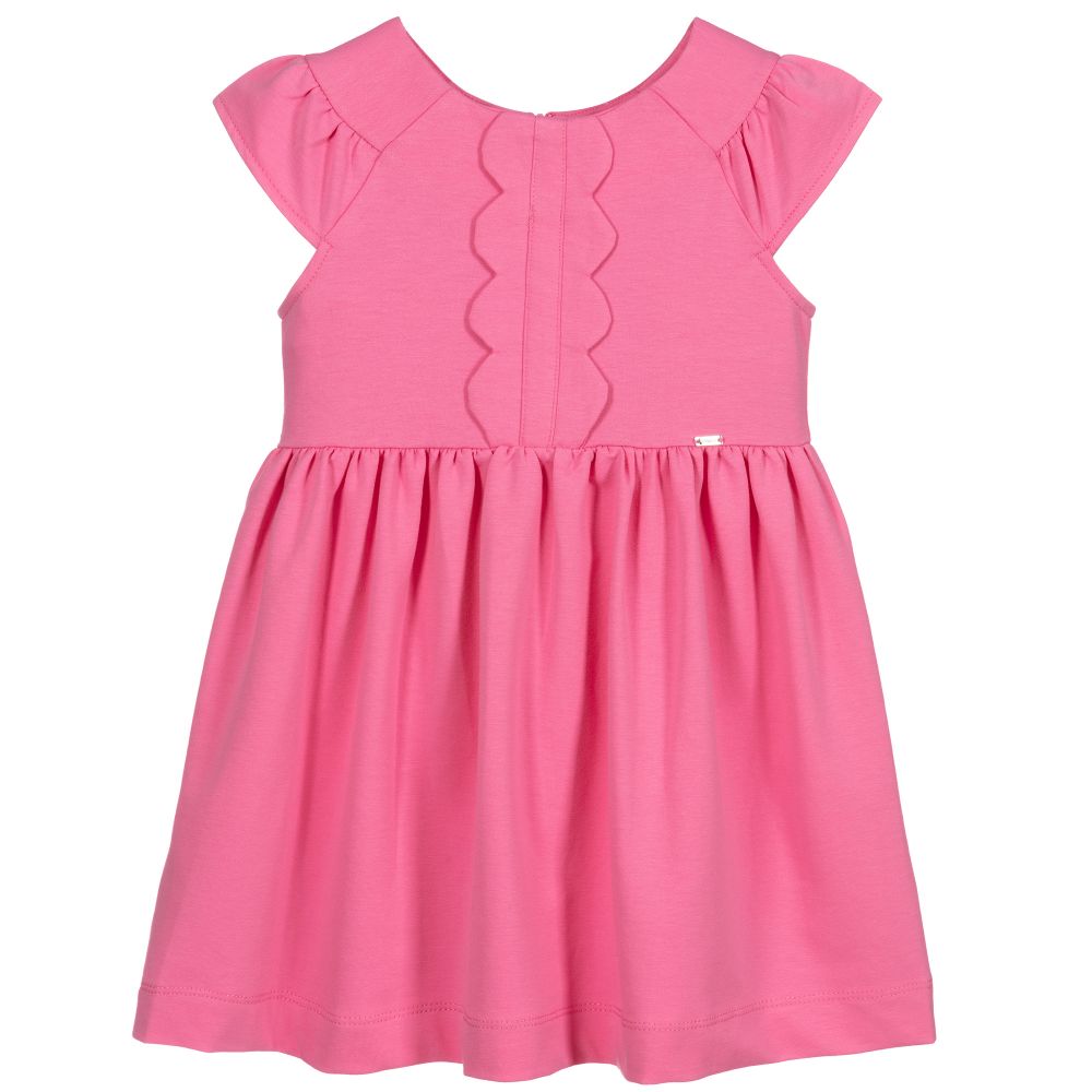 Mayoral - Robe rose en jersey de coton | Childrensalon